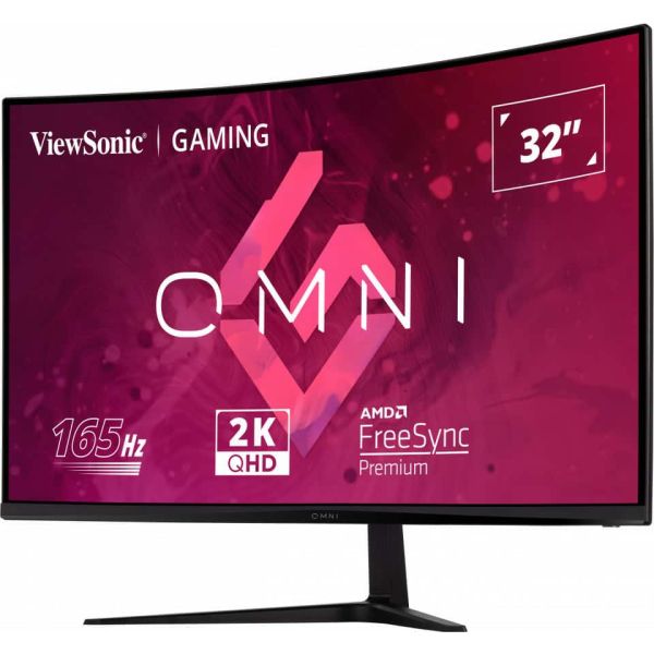 Viewsonic VX Series VX3218C-2K computer monitor 81,3 cm (32") 2560 x 1440 Pixels Quad HD LED Zwart (VX3218C-2K)
