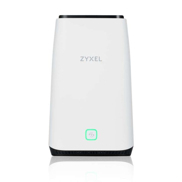 Zyxel FWA510 draadloze router Multi-Gigabit Ethernet Tri-band (2.4 GHz / 5 GHz / 5 GHz) 5G Zwart, Wit (FWA-510-EU0102F)