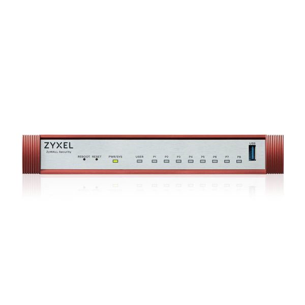 Zyxel USG FLEX 100H firewall (hardware) 3000 Mbit/s (USGFLEX100H-EU0101F) Zyxel USG FLEX 100H firewall (hardware) 3000 Mbit/s (USGFLEX100H-EU0101F)
