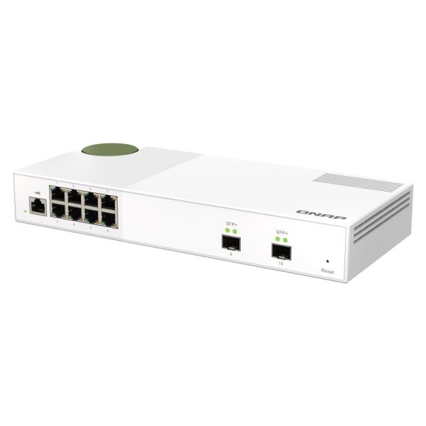 QNAP QSW-M2108-2S netwerk-switch Managed L2 2.5G Ethernet (100/1000/2500) Grijs (QSW-M2108-2S)