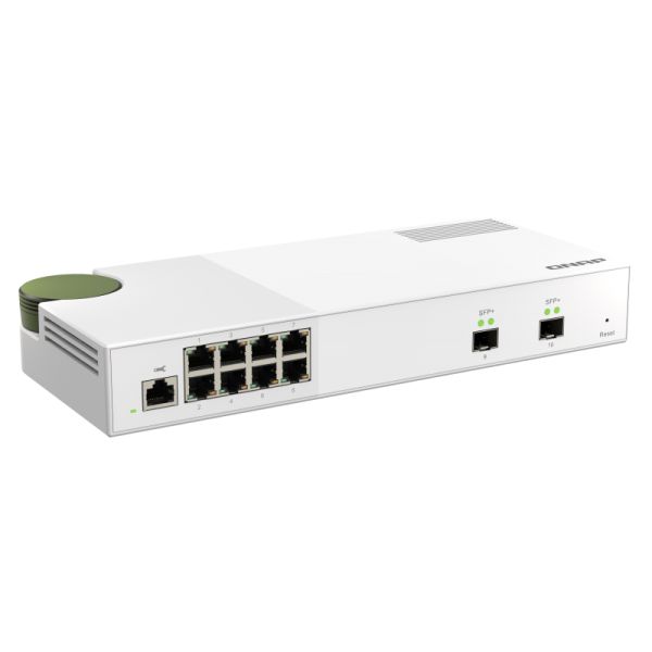 QNAP QSW-M2108-2S netwerk-switch Managed L2 2.5G Ethernet (100/1000/2500) Grijs (QSW-M2108-2S)