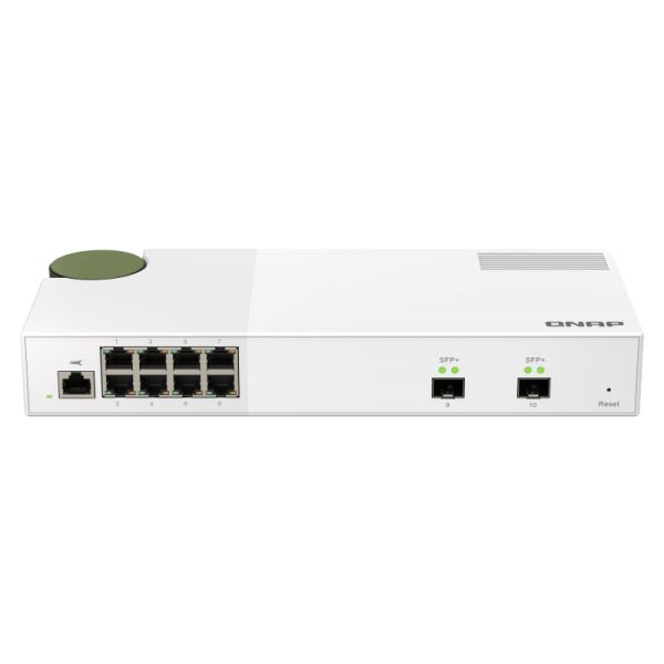 QNAP QSW-M2108-2S netwerk-switch Managed L2 2.5G Ethernet (100/1000/2500) Grijs (QSW-M2108-2S)