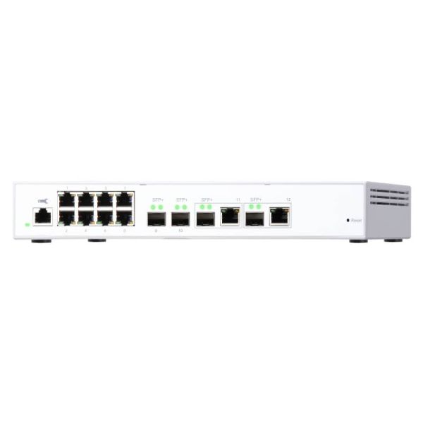 QNAP QSW-M408-2C netwerk-switch Managed L2 10G Ethernet (100/1000/10000) Wit (QSW-M408-2C)