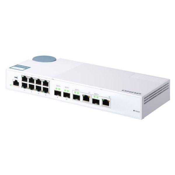 QNAP QSW-M408-2C netwerk-switch Managed L2 10G Ethernet (100/1000/10000) Wit (QSW-M408-2C)
