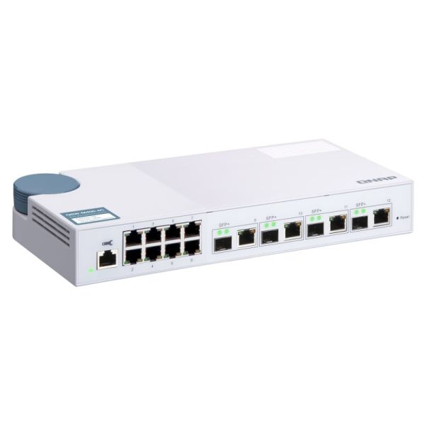 QNAP QSW-M408-4C netwerk-switch Managed L2 Gigabit Ethernet (10/100/1000) Wit (QSW-M408-4C)