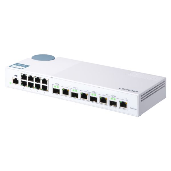 QNAP QSW-M408-4C netwerk-switch Managed L2 Gigabit Ethernet (10/100/1000) Wit (QSW-M408-4C)
