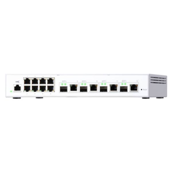 QNAP QSW-M408-4C netwerk-switch Managed L2 Gigabit Ethernet (10/100/1000) Wit (QSW-M408-4C) QNAP QSW-M408-4C netwerk-switch Managed L2 Gigabit Ethernet (10/100/1000) Wit (QSW-M408-4C)