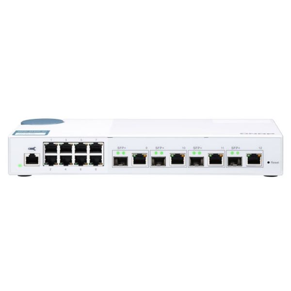 QNAP QSW-M408-4C netwerk-switch Managed L2 Gigabit Ethernet (10/100/1000) Wit (QSW-M408-4C)
