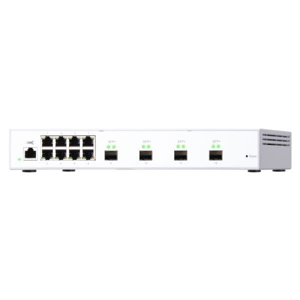 QNAP QSW-M408S netwerk-switch Managed L2 Gigabit Ethernet (10/100/1000) Wit (QSW-M408S)