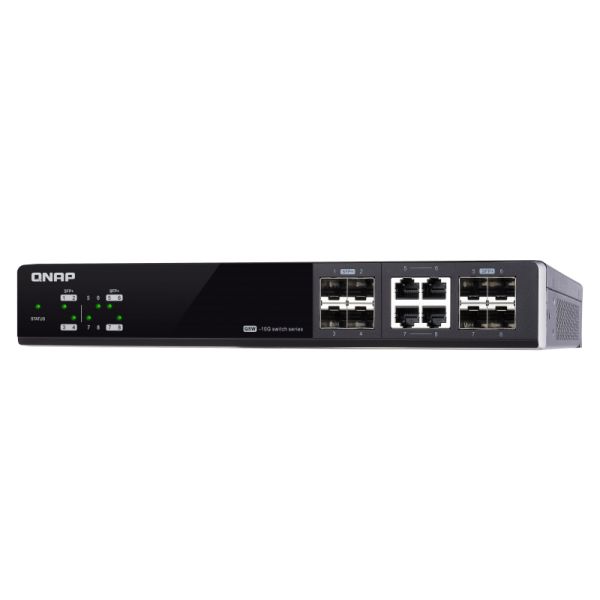 QNAP QSW-M804-4C netwerk-switch Managed 10G Ethernet (100/1000/10000) Zwart (QSW-M804-4C)
