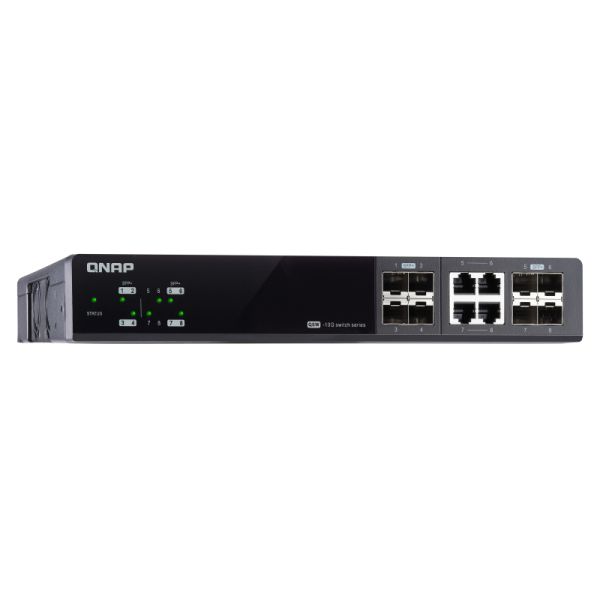QNAP QSW-M804-4C netwerk-switch Managed 10G Ethernet (100/1000/10000) Zwart (QSW-M804-4C)