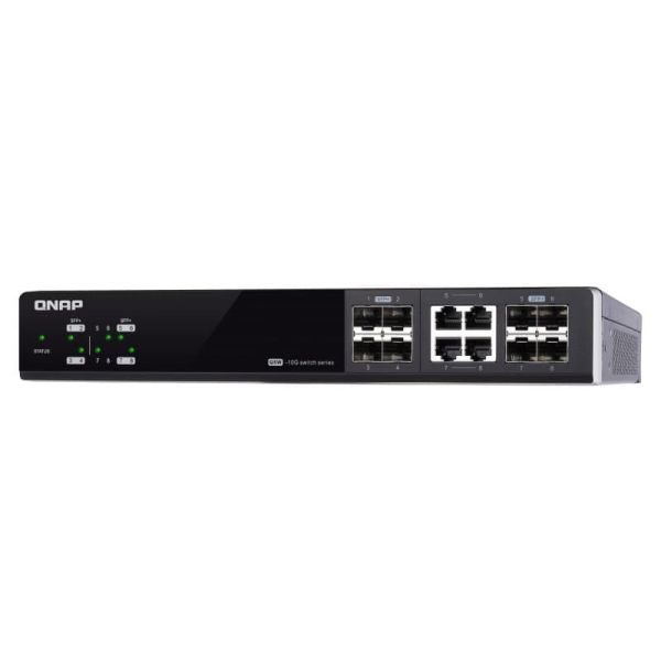 QNAP QSW-M804-4C netwerk-switch Managed 10G Ethernet (100/1000/10000) Zwart (QSW-M804-4C)