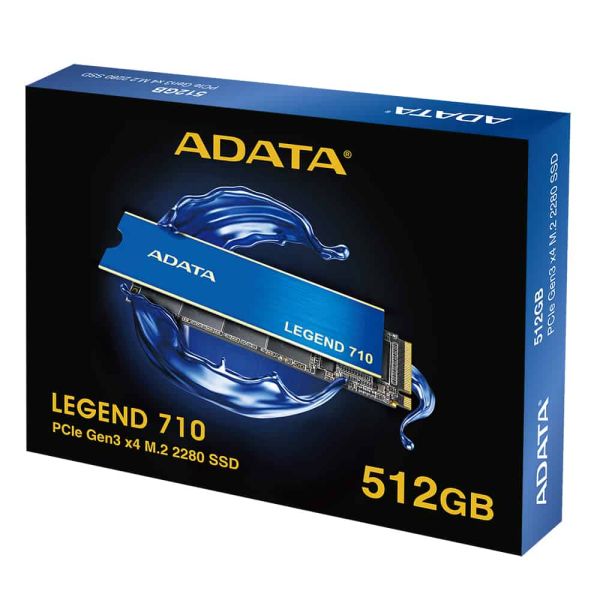 ADATA LEGEND 710 M.2 512 GB PCI Express 3.0 3D NAND NVMe (ALEG-710-512GCS)