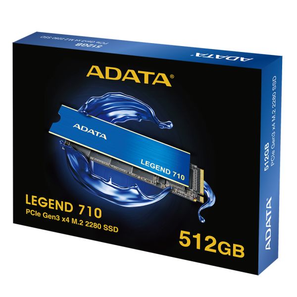 ADATA LEGEND 710 512 GB M.2 PCI Express 3.0 NVMe 3D NAND (ALEG-710-512GCS) ADATA LEGEND 710 512 GB M.2 PCI Express 3.0 NVMe 3D NAND (ALEG-710-512GCS)