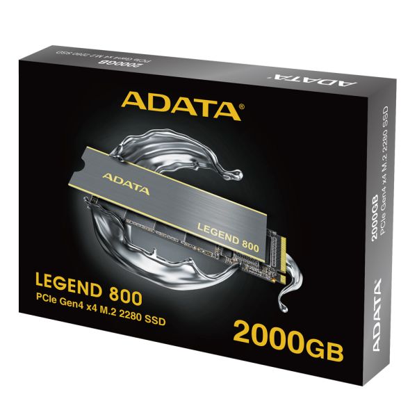 ADATA ALEG-800-2000GCS internal solid state drive 2 TB M.2 PCI Express 4.0 NVMe 3D NAND (ALEG-800-2000GCS)