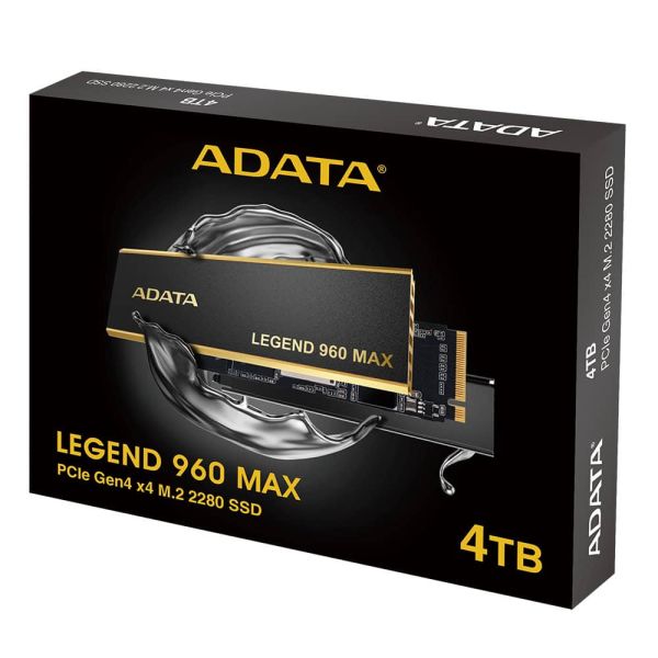 ADATA LEGEND 960 MAX 4 TB M.2 PCI Express 4.0 NVMe 3D NAND (ALEG-960M-4TCS) ADATA LEGEND 960 MAX 4 TB M.2 PCI Express 4.0 NVMe 3D NAND (ALEG-960M-4TCS)