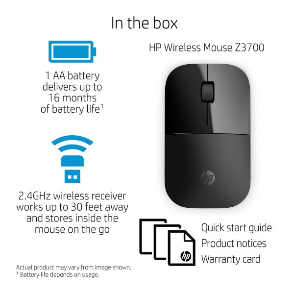 HP Z3700 zwarte draadloze muis (V0L79AA)
