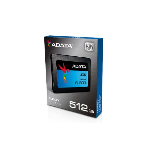 ADATA Ultimate SU800 512 GB 2.5" SATA III TLC (ASU800SS-512GT-C) ADATA Ultimate SU800 512 GB 2.5" SATA III TLC (ASU800SS-512GT-C)