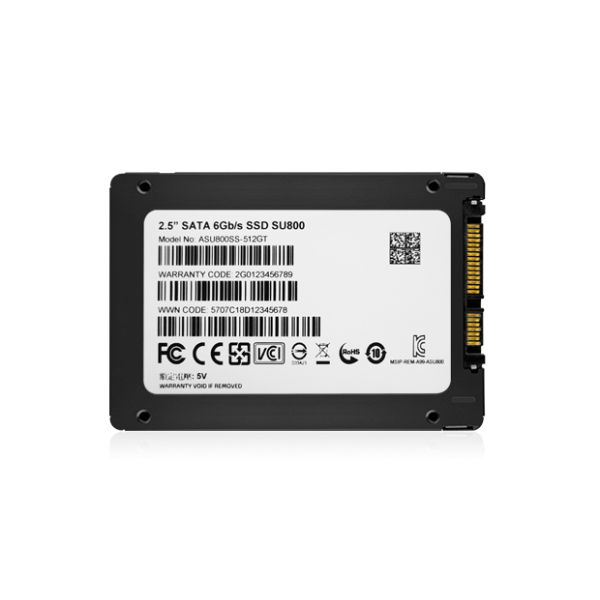 ADATA Ultimate SU800 512 GB 2.5" SATA III TLC (ASU800SS-512GT-C) ADATA Ultimate SU800 512 GB 2.5" SATA III TLC (ASU800SS-512GT-C)