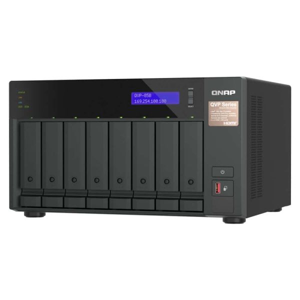 QNAP QVP-85B data-opslag-server NAS Tower Ethernet LAN Zwart (QVP-85B)
