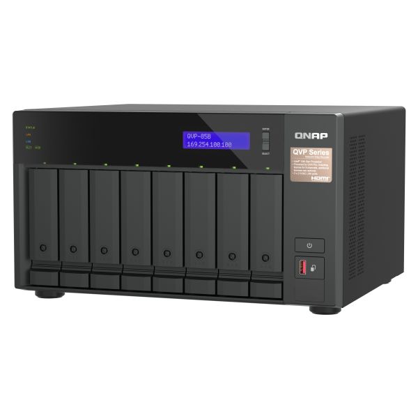 QNAP QVP-85B data-opslag-server NAS Tower Intel® Core™ i5 32 GB DDR4 0 TB QVR Pro Zwart (QVP-85B) QNAP QVP-85B data-opslag-server NAS Tower Intel® Core™ i5 32 GB DDR4 0 TB QVR Pro Zwart (QVP-85B)