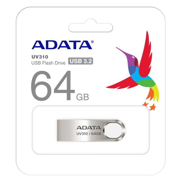 ADATA AUV210-64G-RGD USB flash drive 64 GB USB Type-A 2.0 Beige (AUV210-64G-RGD)