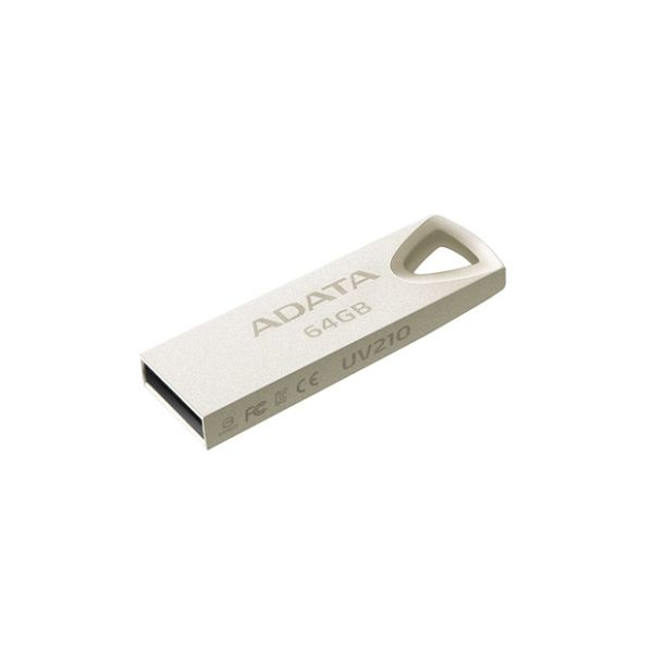 ADATA AUV210-64G-RGD USB flash drive 64 GB USB Type-A 2.0 Beige (AUV210-64G-RGD)