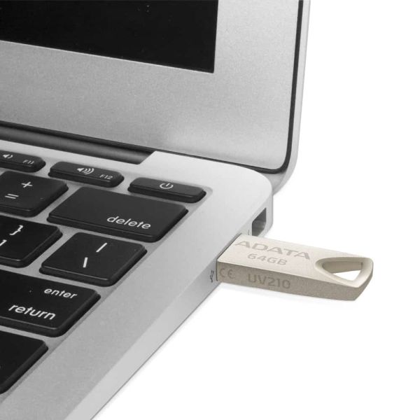 ADATA AUV210-64G-RGD USB flash drive 64 GB USB Type-A 2.0 Beige (AUV210-64G-RGD)