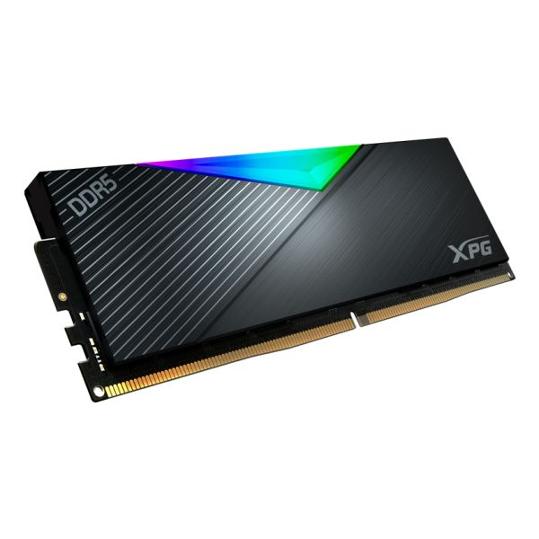 XPG Lancer RGB geheugenmodule 16 GB 1 x 16 GB DDR5 288-pin DIMM ECC (AX5U5200C3816G-CLARBK) XPG Lancer RGB geheugenmodule 16 GB 1 x 16 GB DDR5 288-pin DIMM ECC (AX5U5200C3816G-CLARBK)