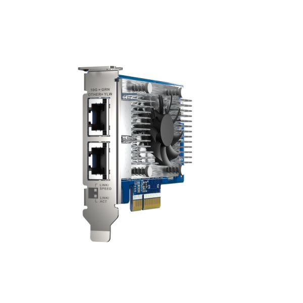 QNAP QXG-10G2T-X710 netwerkkaart Intern Ethernet 1000 Mbit/s (QXG-10G2T-X710) QNAP QXG-10G2T-X710 netwerkkaart Intern Ethernet 1000 Mbit/s (QXG-10G2T-X710)