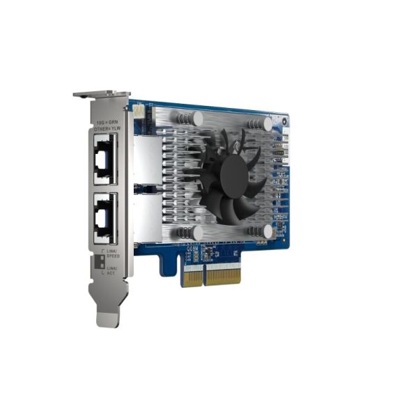 QNAP QXG-10G2T-X710 netwerkkaart Intern Ethernet 1000 Mbit/s (QXG-10G2T-X710) QNAP QXG-10G2T-X710 netwerkkaart Intern Ethernet 1000 Mbit/s (QXG-10G2T-X710)