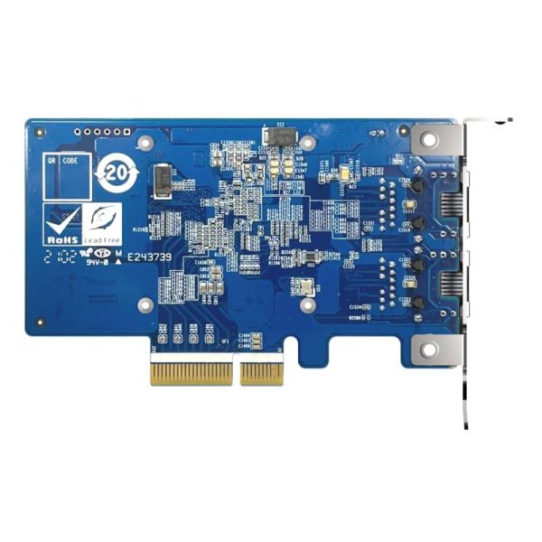 QNAP QXG-10G2T-X710 netwerkkaart Intern Ethernet 1000 Mbit/s (QXG-10G2T-X710) QNAP QXG-10G2T-X710 netwerkkaart Intern Ethernet 1000 Mbit/s (QXG-10G2T-X710)