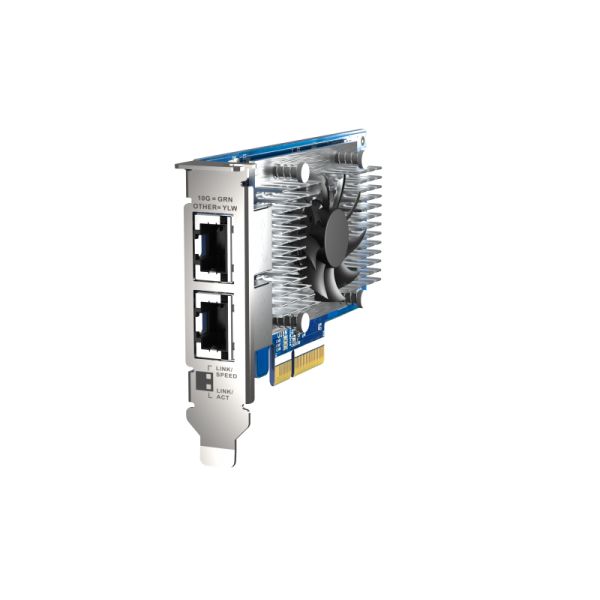QNAP QXG-10G2T-X710 netwerkkaart Intern Ethernet 1000 Mbit/s (QXG-10G2T-X710) QNAP QXG-10G2T-X710 netwerkkaart Intern Ethernet 1000 Mbit/s (QXG-10G2T-X710)