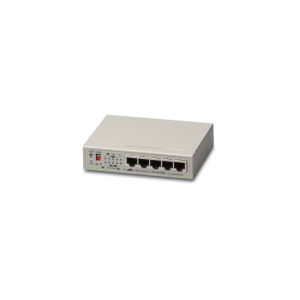 Allied Telesis AT-GS910/5E-50 Unmanaged Gigabit Ethernet (10/100/1000) Grijs (AT-GS910/5E-50)