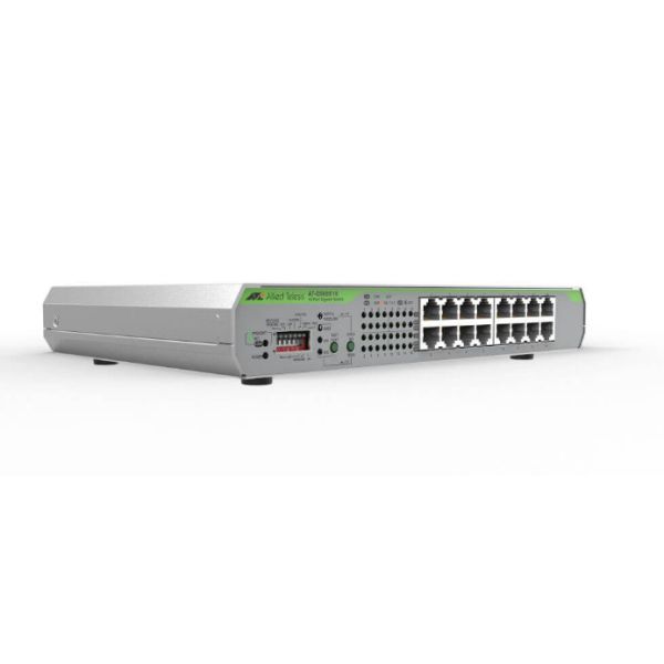 Allied Telesis AT-GS920/16-50 Unmanaged Gigabit Ethernet (10/100/1000) Grijs (AT-GS920/16-50)