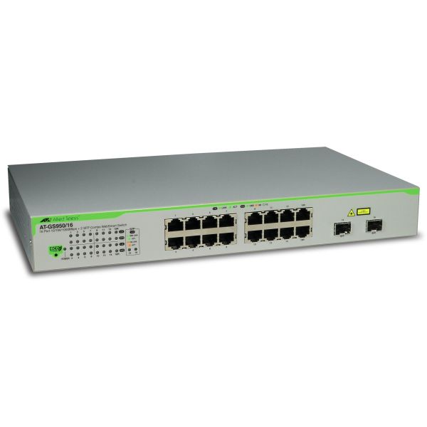 Allied Telesis AT-GS950/16-50 Managed L2 Gigabit Ethernet (10/100/1000) 1U Wit (AT-GS950/16-50)