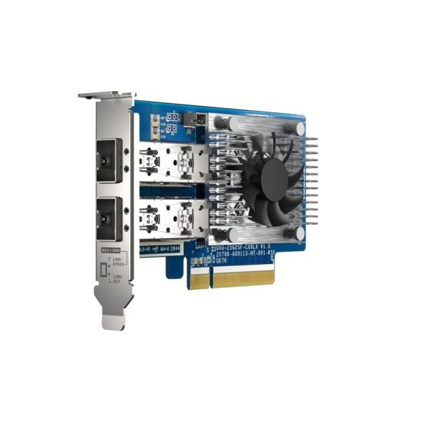 QNAP QXG-25G2SF-CX6 netwerkkaart Intern Fiber 25000 Mbit/s (QXG-25G2SF-CX6)