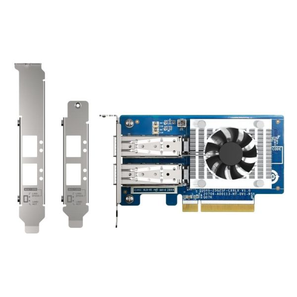 QNAP QXG-25G2SF-CX6 netwerkkaart Intern Fiber 25000 Mbit/s (QXG-25G2SF-CX6)