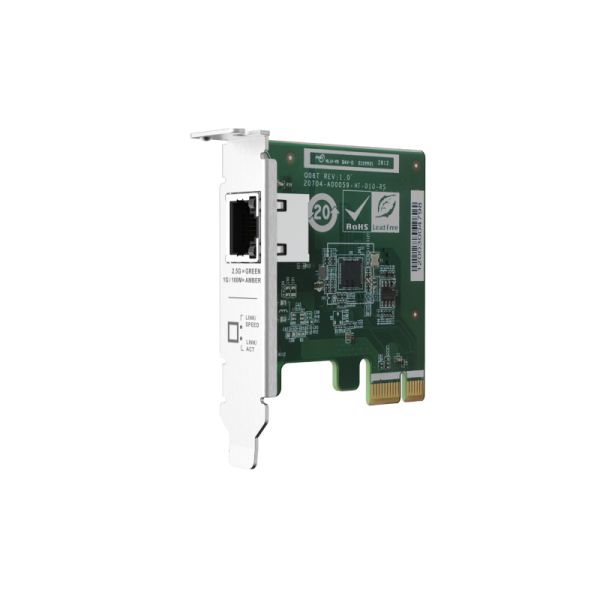 QNAP QXG-2G1T-I225 netwerkkaart Intern Ethernet 2500 Mbit/s (QXG-2G1T-I225) QNAP QXG-2G1T-I225 netwerkkaart Intern Ethernet 2500 Mbit/s (QXG-2G1T-I225)