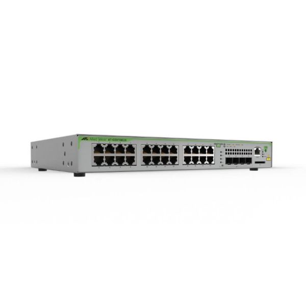 Allied Telesis AT-GS970M/18PS-50 Managed L3 Gigabit Ethernet (10/100/1000) 1U Grijs (AT-GS970M/18PS-50)