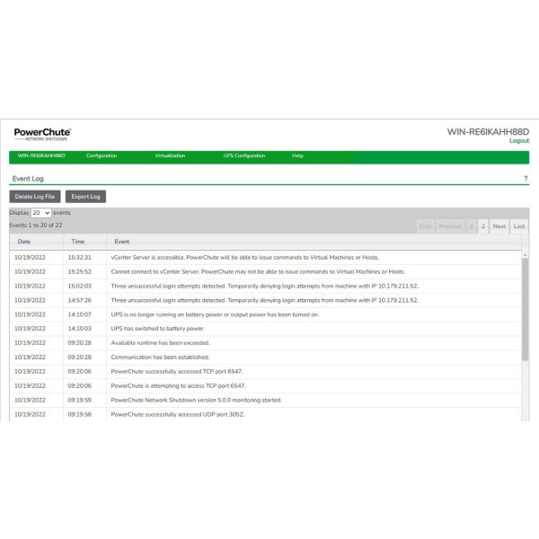 APC SWPCNS1Y-DIGI Digitale licentie, PowerChute Network Shutdown voor Virtualisatie & HCI, 1 jarige licentie (SWPCNS1Y-DIGI) APC SWPCNS1Y-DIGI Digitale licentie, PowerChute Network Shutdown voor Virtualisatie & HCI, 1 jarige licentie (SWPCNS1Y-DIGI)