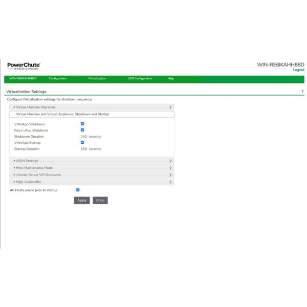 APC SWPCNS3Y-DIGI Digital license, PowerChute Network Shutdown for Virtualization and HCI, 3 jarige licentie (SWPCNS3Y-DIGI) n/a APC SWPCNS3Y-DIGI Digital license, PowerChute Network Shutdown for Virtualization and HCI, 3 jarige licentie (SWPCNS3Y-DIGI)
