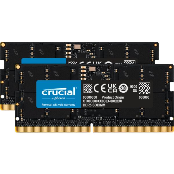 Crucial CT2K24G56C46S5 geheugenmodule 48 GB 2 x 24 GB DDR5 5600 MHz (CT2K24G56C46S5)