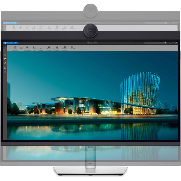 DELL UltraSharp U3224KBA LED display 80 cm (31.5") 6144 x 3456 Pixels 6K Ultra HD LCD Zwart, Zilver (DELL-U3224KBA)