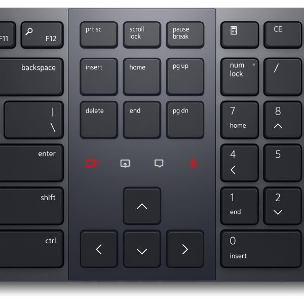 DELL KB900 toetsenbord RF-draadloos + Bluetooth QWERTY US International Grafiet (KB900-GR-INT)