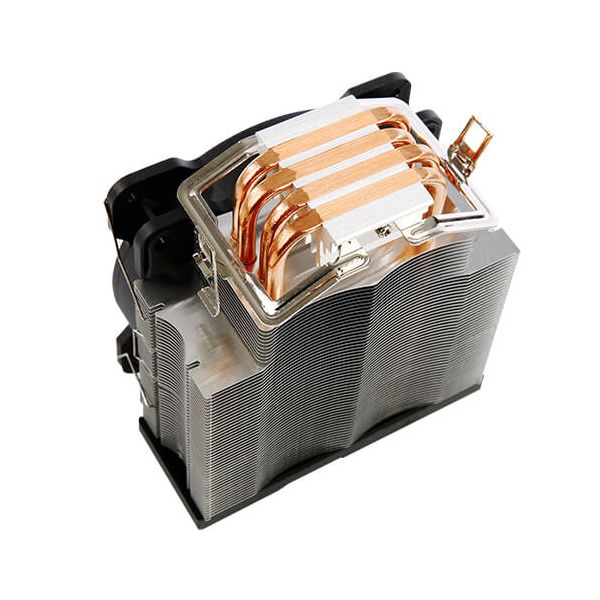 Antec A400 RGB Processor Koeler 12 cm Zwart, Koper, Metallic (0-761345-74007-4)