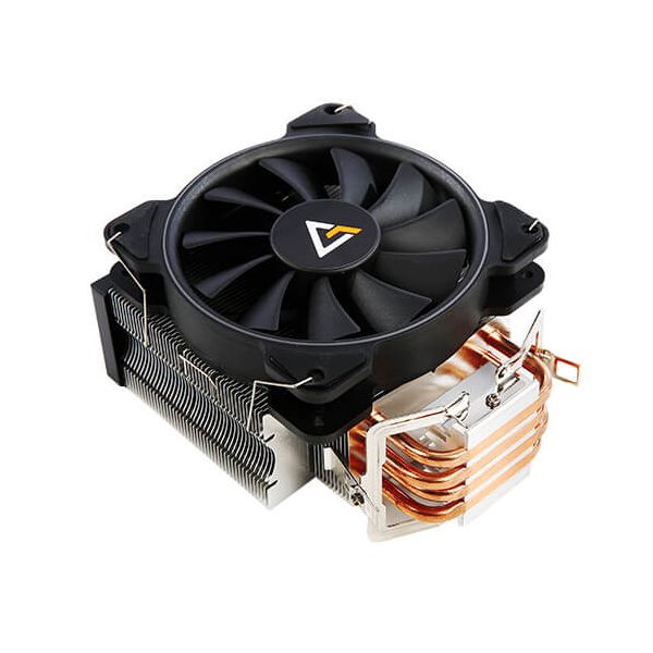 Antec A400 RGB Processor Koeler 12 cm Zwart, Koper, Metallic (0-761345-74007-4)