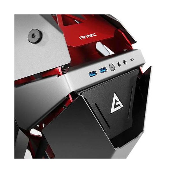 Antec Torque computer case Midi Tower Zwart, Rood (0-761345-80017-4)