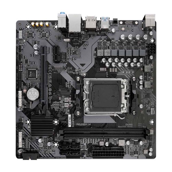 Gigabyte A620M H (rev. 1.0) AMD A620 Socket AM5 micro ATX (A620M H)