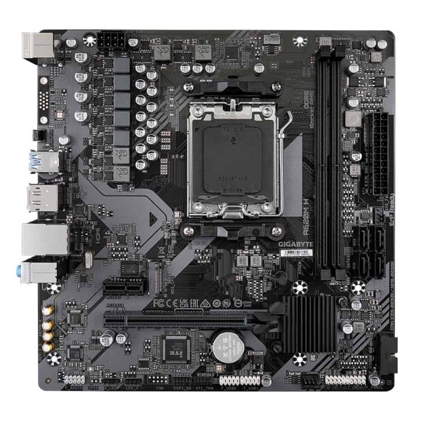 Gigabyte A620M H (rev. 1.0) AMD A620 Socket AM5 micro ATX (A620M H)